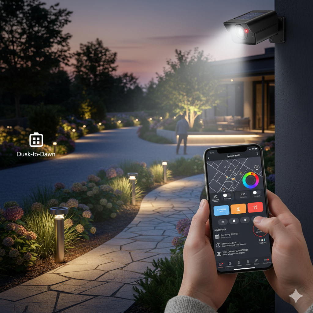 The Future is Bright: Solar & Smart Technology in Modern Landscape Lighting
